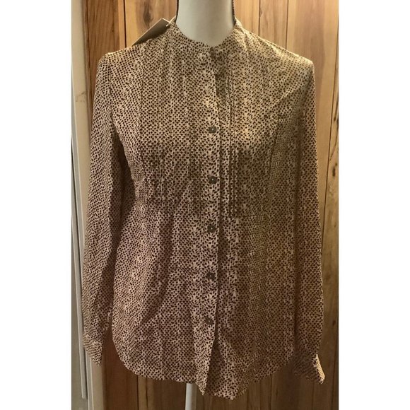 Anthropologie See You Soon Pleated Top - Picture 1 of 11